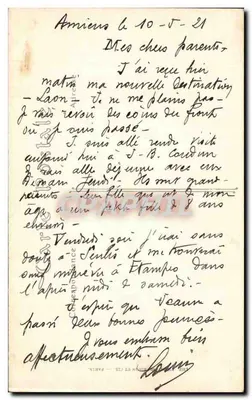 Amiens — Detalhe de uma stala (início do século XVI) — ND. Fot. n°188 — Verso