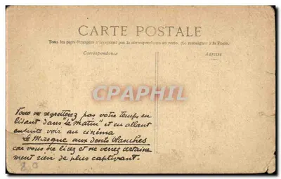 Igreja de Carnoy — Danos na igreja de Carnoy (Somme) — Ed. Pays de France — Verso