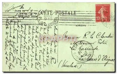 Amiens — Beau-Dieu z Amiens — Portal Katedry — Wydawca LL, nr 219 — Rewers