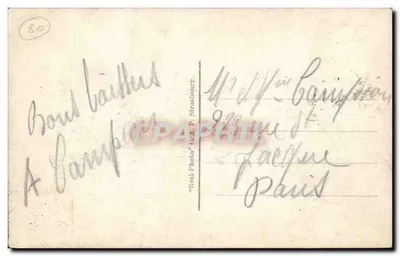 Amiens — Katedra. Absydę — A.P. Strasbourg — Rewers