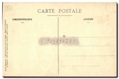 Amiens — Katedra — Strona z ławkami — Obiektyw Lacour-Berthiot, n°174 — Rewers