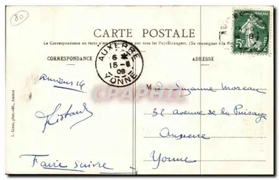 Amiens — Katedra z lotu ptaka — I. Caron (Drage) — n°101 — Rewers