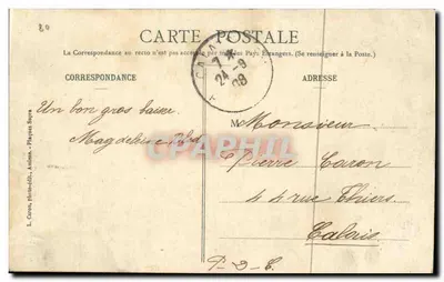 Amiens - Kathedraal - Het huilende kind - Meesterwerk van Blasset — Achterkant