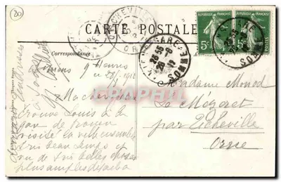 Amiens — Katedra — Poręcz św. Firmin — L.C. — nr 332 — Rewers