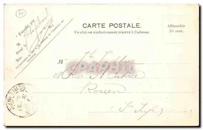 Amiens — Katedra z boku — V. P. Paris Nr 3 — Rewers