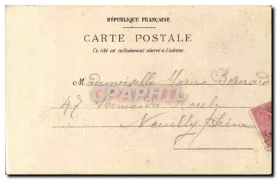 Amiens - Katedra - Dziecię Czykające — Sztuka Blasseta — L. Caron, fot. wyd., Amiens, nr 177 — Rewers