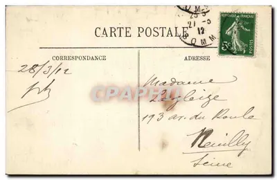 Amiens — De Kathedraal — Zuidzijde — LL — Achterkant