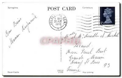 Kent — The Garden of England — Folkestone Ltd. n°24532 — Verso
