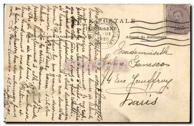 Bruxelas-Schaerbeek — Vale de Josafat. Caminho perto da Fonte do Amor — N. 864 — Verso