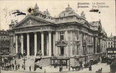 Bruxelas. A Bolsa. The Exchange. — Editor não identificado, número de série não visível