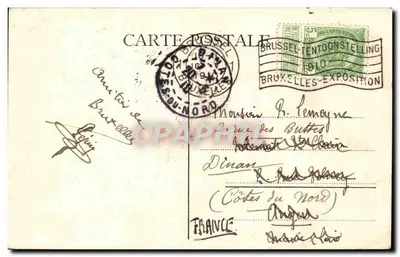 Bruxelas. A Bolsa. The Exchange. — Editor não identificado, número de série não visível — Verso