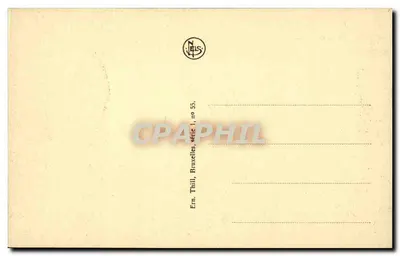 Brussels - Brussel — Panorama (Palace of Justice and Church of the Chapel) — Publisher N. Thill, series 1, no. 55 — Back