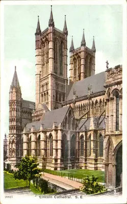 Catedral de Lincoln — vista externa — S.E. (editor S.E., n° 20827)
