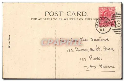 Lowswater — Lago nas montanhas — Valentine's Postcards — Verso