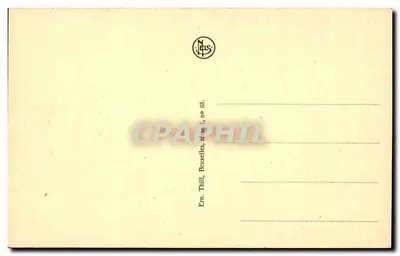 Brussels Botanical Garden — aerial view — Publisher Thill, series 1, no. 83 — Back