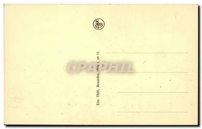 Bruxelas - Pátio da Bolsa e Boulevard Anspach — Editor Thill, série I, n° 71 — Verso