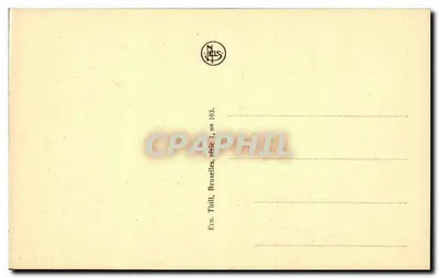 Bruxelles - Grand'Place (lato N.-E.), Maison du Roi — Ern. Thill, serie 1, n° 163 — Verso