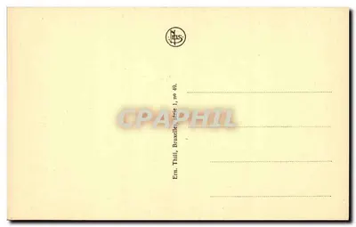 Koninklijk Paleis — Brussel — Ern. Thill, serie 1, no 49 — Achterkant