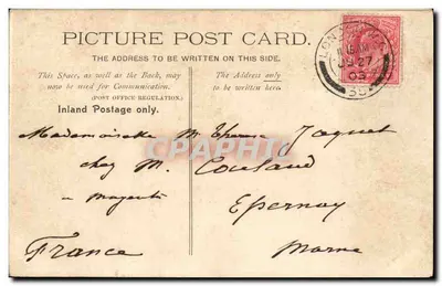 Westminster Abbey — Londyn — wydawca nieznany, n° 211 — Rewers