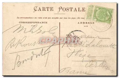 Bruxelas — Grand' Place — editor Linneur & Fils — Verso