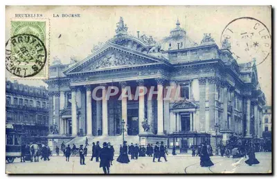 Bruxelas - A Bolsa — editor S. Theys, número de série não visível