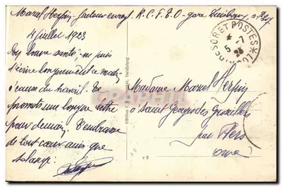 Duisburg — Palácio de Justiça — Edição J. Schmelle, Duisbourg — Verso