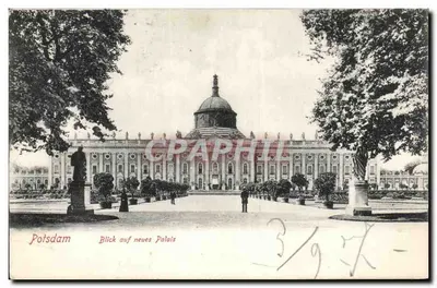 Potsdam — Vista do novo Palácio — Behr & Fielher, Berlim S. 42