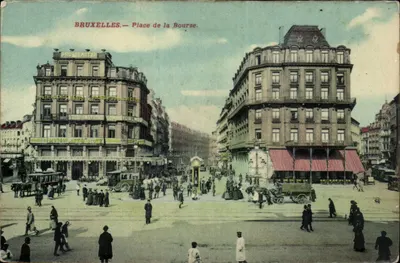 Bruxelas — Place de la Bourse — Paul Menrtz