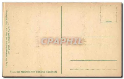 Widok doliny Murgtal z zamku Eberstein — Verlag der Hofbuchhandlung von Edm. von Xonig, Heidelberg, N° 270780 — Rewers