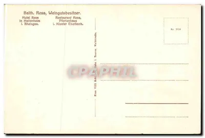 Kloster Eberbach — szafy w refektorium, restauracja Ress — wydawca nie widoczny — Rewers
