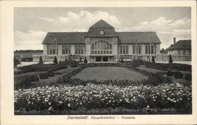 Darmstadt. Estação Principal — Lado Leste.