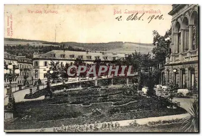 Bad Langenschwalbach — Diante do Kurhaus — Brügel & Co. Dresden