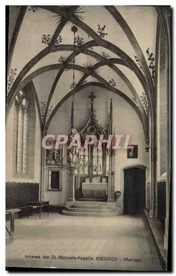 Interior da capela Saint-Michel — Kiedrich, Rheingau — editor R. Bricke, Eltville
