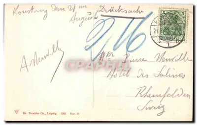 Igreja da Santíssima Trindade. Altar principal. — Dr. Trenkler Co., Leipzig. N° 43 — Verso