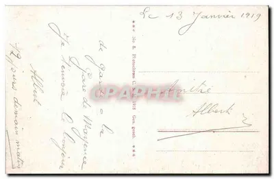 Mainz. Catedral — vista aérea — Phototachram C. S. M. 1918 — Verso