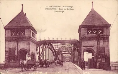 Duisburg - Ponte sobre a Ruhr — M.H. editor, n° II