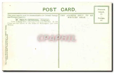 लंदन-सेंट पॉल कैथेड्रल — गायिका, और डोम का एक हिस्सा — एलेस्को कंपनी — पीछे