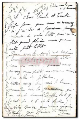 Duisburg - Pomnik cesarza Wilhelma z wieżą wodną na Kaiserbergu — wydawca I.W.B. Nr. 5 — Rewers