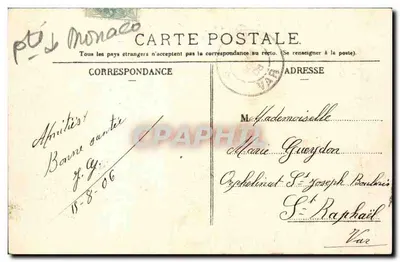 Jardins do Casino — Monte-Carlo — n°49 — Verso