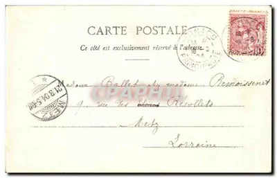 Monte-Carlo - Los Jardines — Ediciones G. Baudouin, n° 563 — Reverso