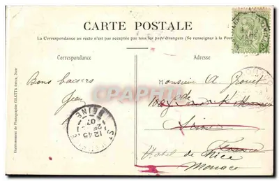 Widok z Boulevaru Północnego — Monte-Carlo — Wydawnictwo Giletta, Nice, n° 842 — Rewers