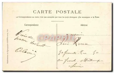 Monte-Carlo - Vallon i Kościół Świętej Dévote — Wydawnictwo Gilettà, Nice, n° 844 — Rewers