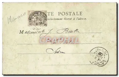 Monte-Carlo — Un rincón de los Jardines — La Chatre, n°116 — Reverso