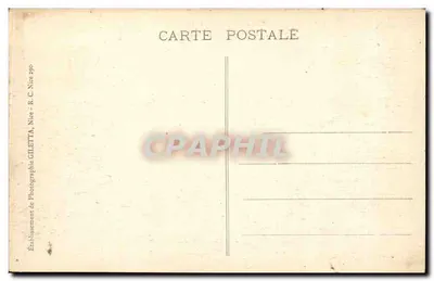 Mônaco - Ravin Sainte-Dévote e o Porto — Edição Gilot's, n° 746 — Verso