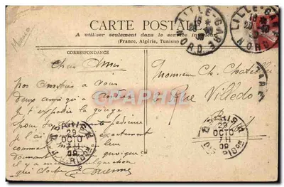 Mônaco - Ponte Santa Dévote — editor STAERCK, Paris — Verso