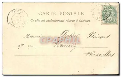 Paryż – Gare du Nord — widok fasady — Andréé, nr 48 — Rewers