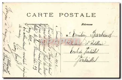 Paryż (9e arrt) — Operę widziana z ulicy Scribe — C. M. — Rewers