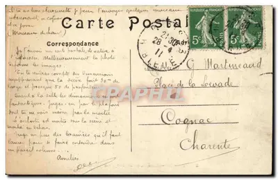 PARIS — Wnętrze Opery — C.M. n°32 — Rewers