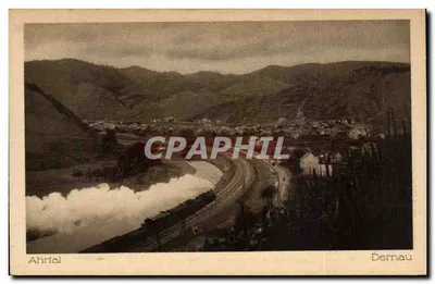 Ahrftal — Dernau — Fotogravura Kupferdruck Postkarte 19 2860