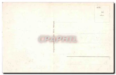 Baden-Baden, Parte no Fürstenhof — editor Metz, Tübingen, n° 581 — Verso